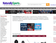 Tablet Screenshot of naturallysports.com